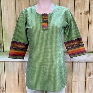 Westside Embellished Tunic EUC